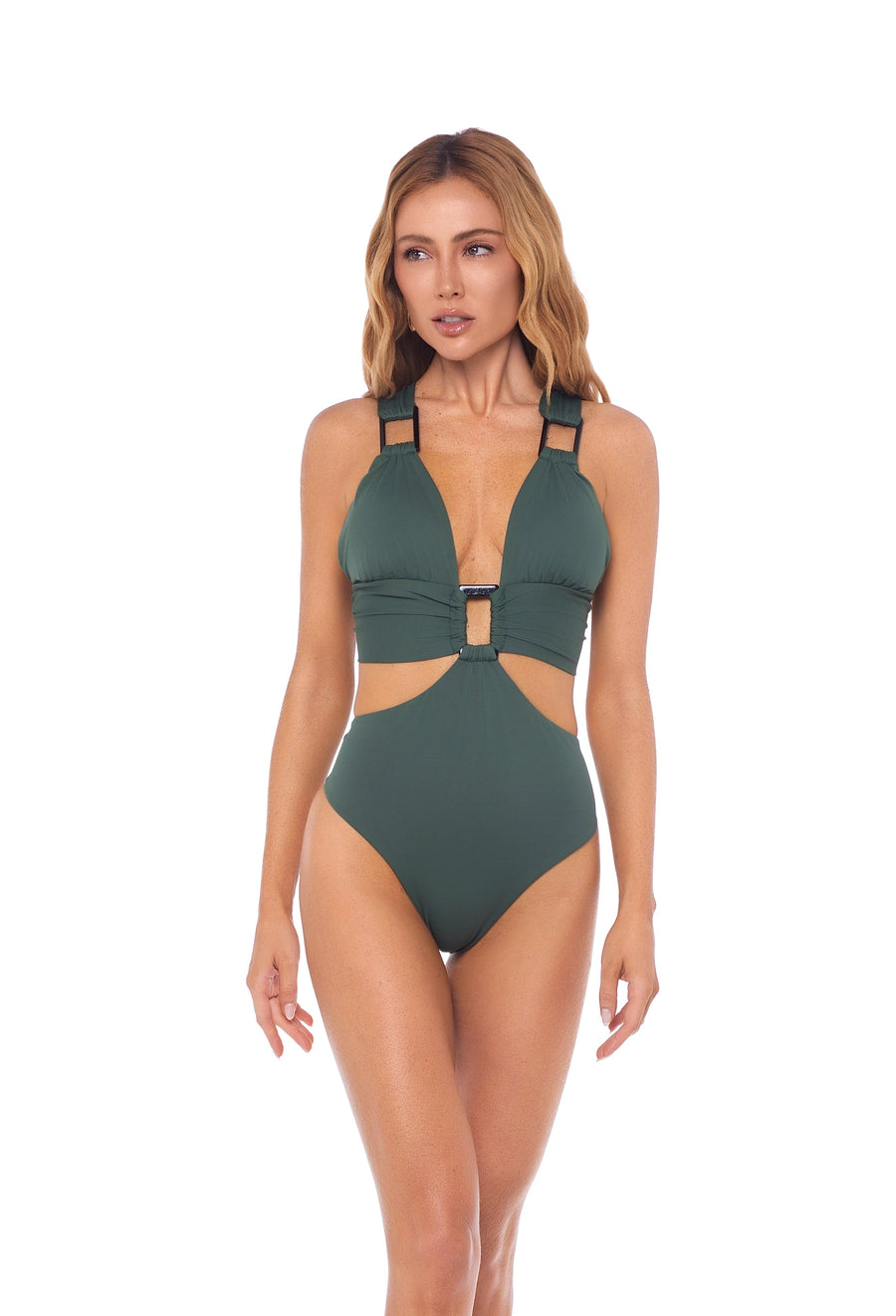 Body Fivela Liso - Verde
