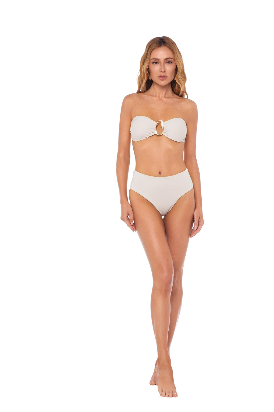 Conjunto Biquini Cor 01 - Top Tomara que Caia Liso Ref 432+532