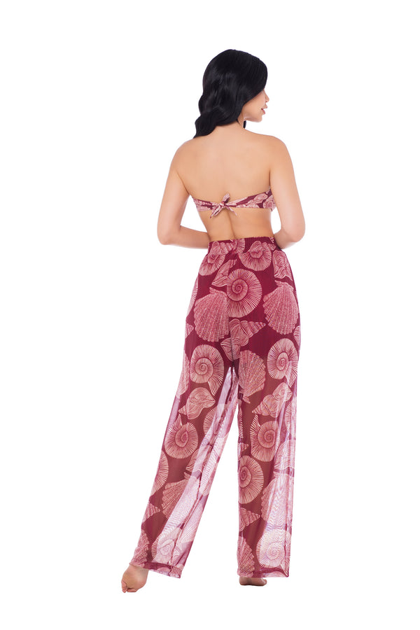 Calça Tule Estampada Estampa 34E