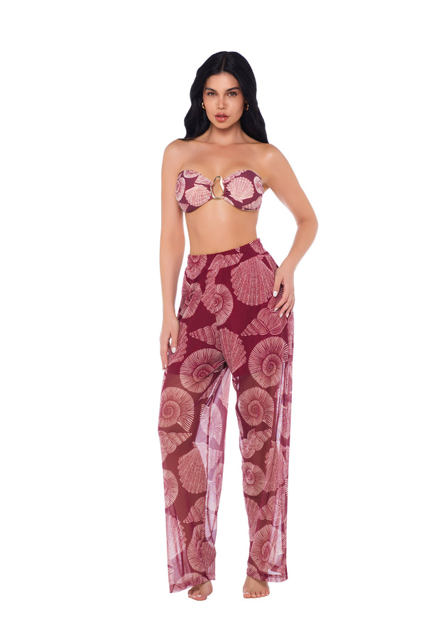 Calça Tule Estampada Estampa 34E