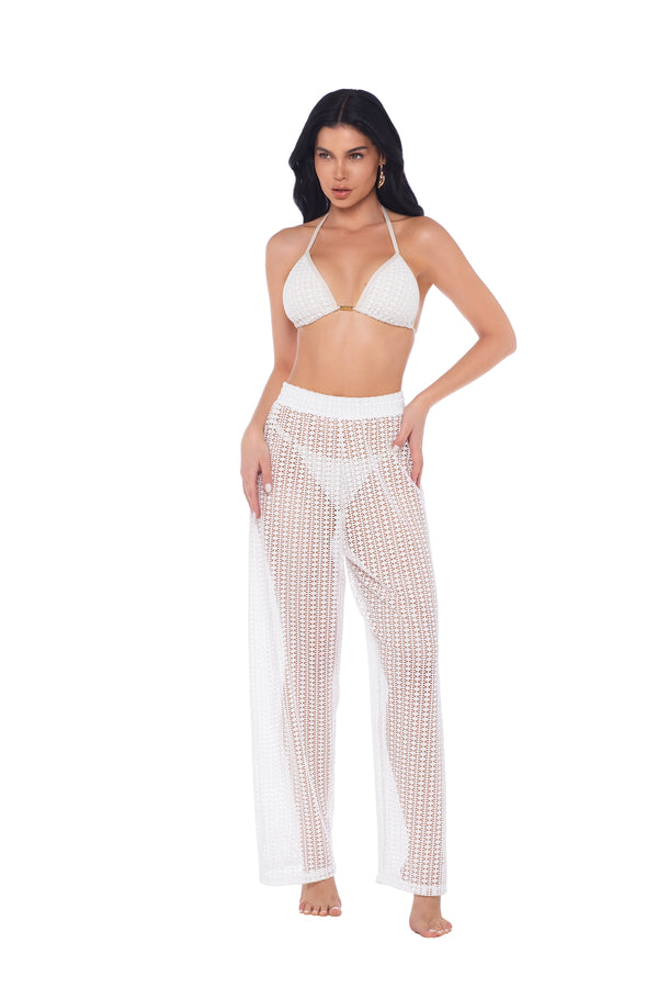 Calça de Renda Branca